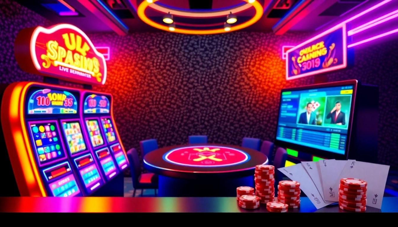 Engaging image of CK4444 online gaming platform with vibrant slots and live dealer, emphasizing ck4444 com as a trusted gambling site for Bangladeshi players, with sleek visuals and colorful casino elements, designed to attract users to sign up and play responsibly.