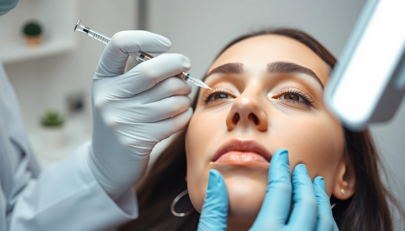 Botox Zürich treatment with a skilled doctor administering injections for natural wrinkle reduction in Zurich clinic.