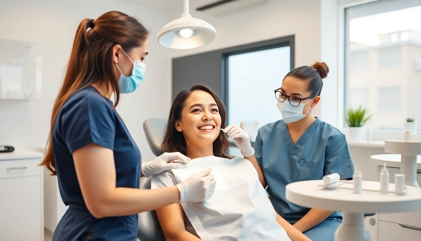 Ventura Bright Dental team providing friendly dental care in a modern clinic setting for